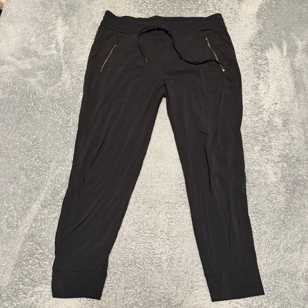 Athleta Trekkie North Joggers Women’s 14 Hiking Black High Rise Pants 405726